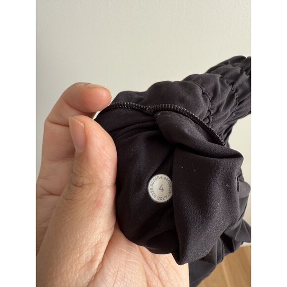 Lululemon Tracker Lined Black Short V 4" Running Training Outdoor Sweat Wicking - Picture 9 of 12
